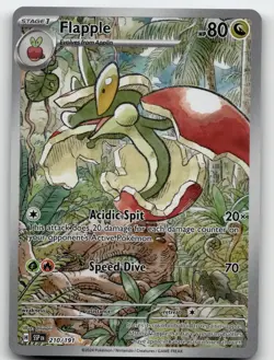 FLAPPLE 210/191 ILLUSTRATION RARE SURGING SPARKS POKEMON NEAR MINT - Image 2