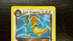 POKEMON TCG - ENGLISH TEAM ROCKET Dark DRAGONITE 22/82 NON Holo Rare WOTC LP MP - Image 2