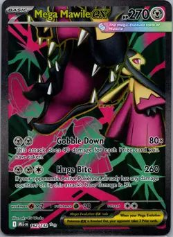 Mega Mawile ex 162/132 ME01: Mega Evolution Pokemon TCG Ultra Rare NM - Image 1