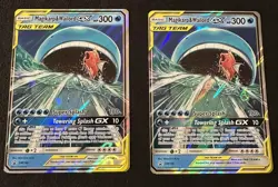 (x2) Magikarp & Wailord GX SM166 - Black Star Promo - LP/LP+ - LOT OF 2 - Image 1