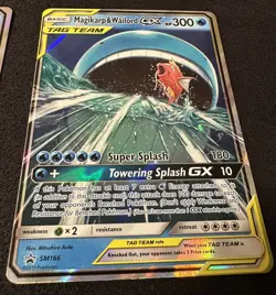 (x2) Magikarp & Wailord GX SM166 - Black Star Promo - LP/LP+ - LOT OF 2 - Image 3