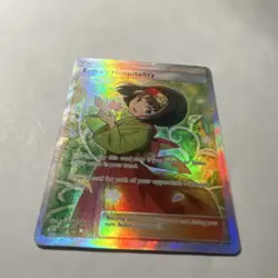 Pokemon Erika's Hospitality Full Art Ultra Rare Holo 174/181 Team Up Trainer - Image 2