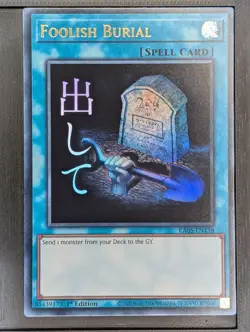 Yu-Gi-Oh! Rarity Collection Foolish Burial Ultra Rare RA05-EN138 - Image 1