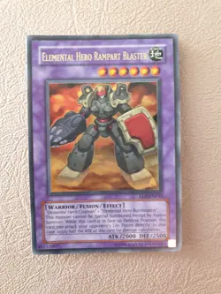 YUGIOH ELEMENTAL HERO RAMPART BLASTER ULTRA RARE EEN-EN033 NM - Image 1