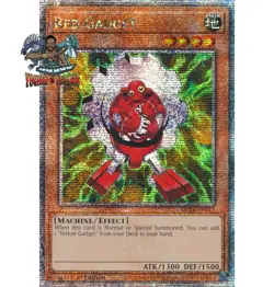 Yugioh! 1x Red Gadget MP24-EN012 Quarter Century Secret Rare 1st Ed NM - Image 1