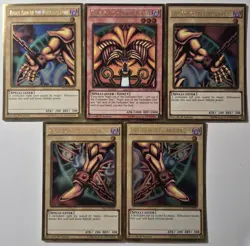 Yu-Gi-Oh All 5 Pieces of Exodia the Forbidden One *Exodia Set* 1st Ed Gold Rare - Image 1
