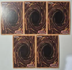 Yu-Gi-Oh All 5 Pieces of Exodia the Forbidden One *Exodia Set* 1st Ed Gold Rare - Image 2