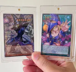 Yu-Gi-Oh! Japanese Asia Edition Dark Magician & Dark Magical Curtain UR-OF NM - Image 1