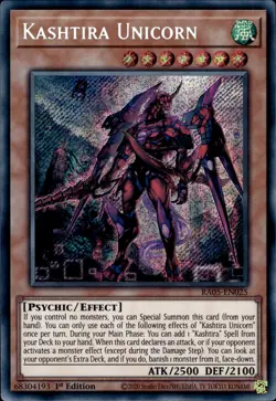 Kashtira Unicorn - Secret Rare 1st Edition RA05-EN025 - NM - YuGiOh - Image 1