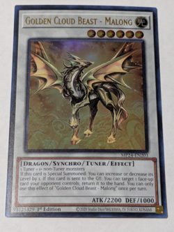 Golden Cloud Beast - Malong Ultra Rare Yugioh! MP24 - Image 1