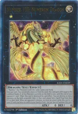 Number 100: Numeron Dragon - RA01-EN039 - Ultimate Rare - Yugioh - Image 1