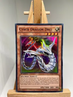 Cyber Dragon Drei - Super Rare 1st Edition SDCR-EN002 - LP - YuGiOh - Image 1