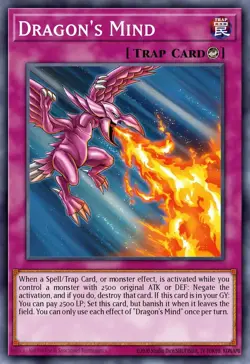 Yugioh RA05-EN082 - Dragon's Mind - Ultra Rare - Image 1
