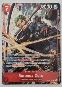 One Piece CCG Roronoa Zoro EB04-007 Alt Art SR - English - NM - Image 1