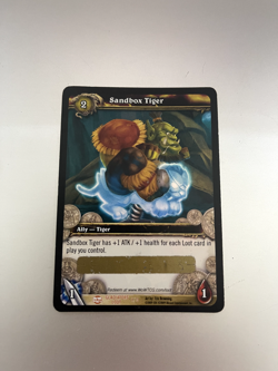 World of Warcraft - WOW TCG - Sandbox Tiger - Not Used - Unscratched - Loot - Image 1