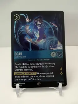 Lorcana Scar - Eerily Prepared 21/P3 Promo Card Foil - Image 1