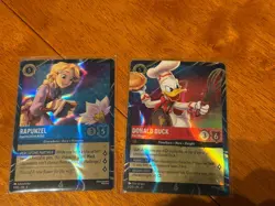 Disney Lorcana Magical Places Epcot 2026 Rapunzel & Donald Duck Promo Card - Image 1