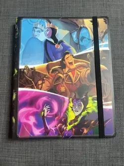 Lorcana Villians Disney Card Folder Binder Brand New Limited Edition - Image 1