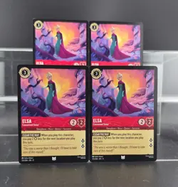 Disney Lorcana Elsa - Concerned Sister 125/204 Winterspell Uncommon 4 Cards - Image 1