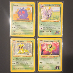 Pokemon TCG 1999 Unlimited 4-Card Lot Venonat/Venomoth/Victreebel Jungle Gym - Image 1