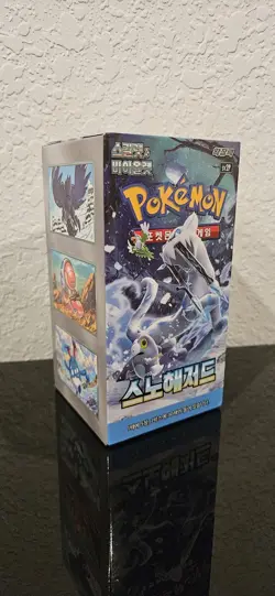 Pokemon Card Scarlet & Violet Expansion Set Snowhazard 1BOX (30packs) Korean Ver - Image 1