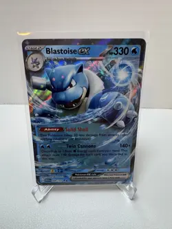 Blastoise Ex NM 009/165 Scarlet & Violet 151 Pokemon Card - Image 1