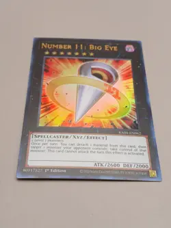 Yugioh Number 11: Big Eye 1st Edition Ultra Rare RA04-EN062 - Image 1
