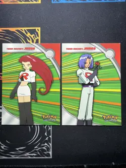 JAMES And JESSE Pokemon Cards TCG Topps Tv Animation Edition HEROES & Villains - Image 1
