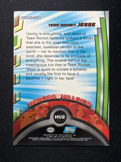 JAMES And JESSE Pokemon Cards TCG Topps Tv Animation Edition HEROES & Villains - Image 5
