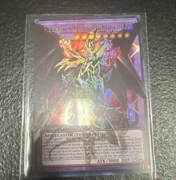 Red-Eyes Dark Dragoon 1st Edition Fusion Holo Card Konami ATK 3000 DEF 2500 - Image 1
