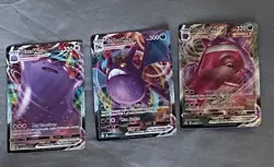 Pokemon Cards 3 VMAX CROBAT, DITTO, GENGAR - Image 1