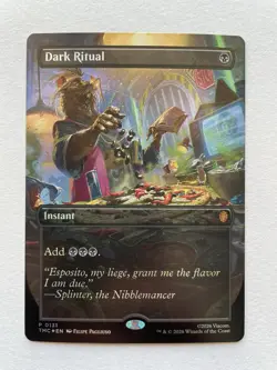 MTG Dark Ritual BORDERLESS FOIL 0131 TMC - Image 1