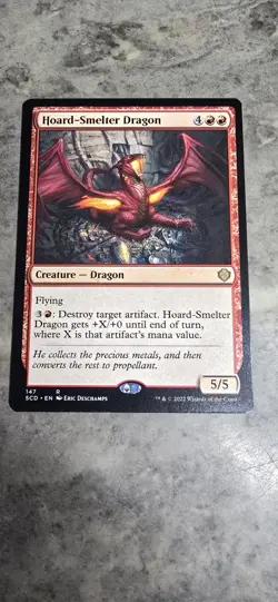 Hoard-Smelter Dragon Starter Commander Decks Regular Creature Dragon Rare MTG NM - Image 1