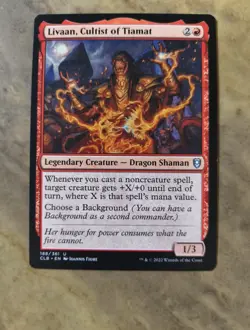 Livaan, Cultist of Tiamat Commander Legends: Battle for Baldur's Gate Regular - Image 1