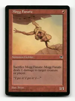 Mogg Fanatic Tempest #190 Magic the Gathering - Image 1