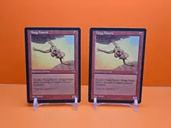 🔴🔴🔴 (2) 1997 Magic The Gathering TEMPEST MOGG FANATIC PLAYED 🔴🔴🔴 - Image 1