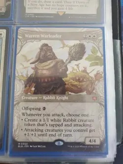 Mtg. Warren Warleader. Showcase. Bloomburrow. Pack Fresh - Image 1