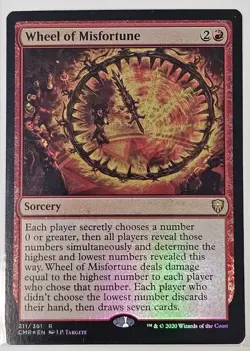 Mtg - Wheel of Misfortune (Foil) - Commander Legends (CMR) - Rare - #211 - NM - Image 1
