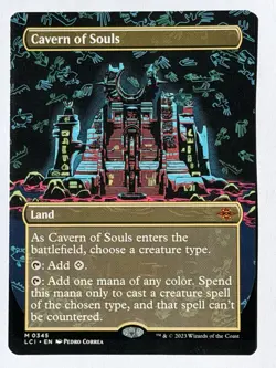 Cavern of Souls MTG ( (Borderless) - The Lost Caverns of Ixalan (0345)- NM - Image 1