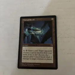Cursed Scroll Tempest Magic MTG Nm - Image 1