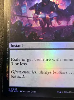 Death In The Family 0061 Foil Uncommon Teenage Mutant Ninja Turtles MTG - Image 4