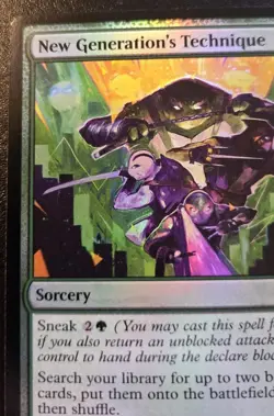 New Generation's Technique 0126 Foil Uncommon Teenage Mutant Ninja Turtles MTG - Image 2