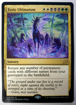 Eerie Ultimatum - MTG Ikoria: Lair of Behemoths - Rare - #184 NM - Image 1