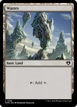 WASTES 1056 Commander Masters MTG Magic NM - Image 1