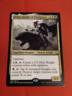 Aryel, Knight of Windgrace - Dominaria - Magic the Gathering - Unplayed Mint+ - Image 1