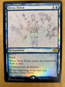 MTG 1x FOIL SHOWCASE Dress Down 334 Modern Horizons 2 Magic the Gathering x1 NM - Image 1