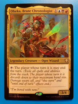 MTG 1x FOIL Obeka, Brute Chronologist 289 Commander Legends Magic the x1 NM - Image 1