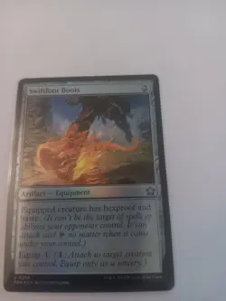 Swiftfoot Boots 258 Uncommon Foundations Magic: The Gathering Foil Near Mint - Image 1