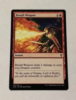 MTG Breath Weapon - Commander Legends: Battle For Baldurs Gate NM - Image 1