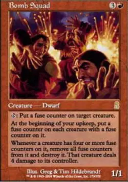 MTG Bomb Squad, Odyssey, Heavily Played, English - Image 1